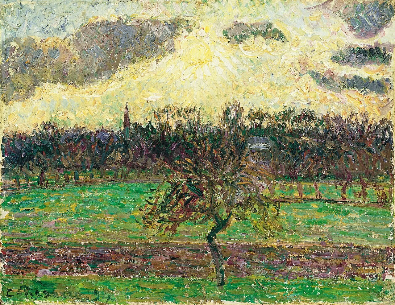 I prati di Éragny, mele - Museo Thyssen, Bornemisza, Madrid